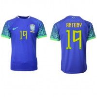 Brazil Antony #19 Gostujuci Dres SP 2022 Kratak Rukav